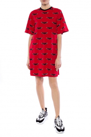 Patterned short sleeve dress, zdjęcie 2 Patterned short sleeve dress od McQ Alexander McQueen